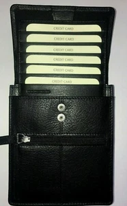 Leather Mini Travel passport Wallet - Bild 1 von 12