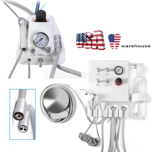Dental Portable Turbine Unit 3 Way Syringe Work with Air Compressor 2/4Holes - Picture 1 of 34