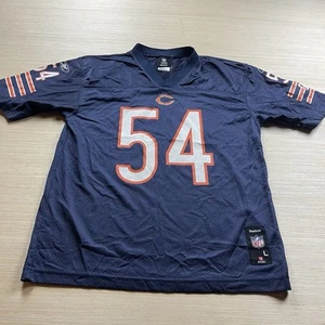 Brian Urlacher Jersey L Youth Boys Chicago Bears Reebok Mesh NFL Vintage Y2K - Picture 1 of 10