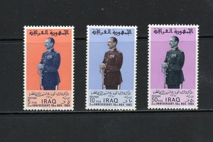 S7470 Irak 1965 Presidente Arif 3v.  MLH - Imagen 1 de 1