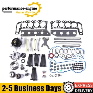 FOR 4.7L Engine Timing Chain Kit + Head Gasket Bolts Kit 2008-2013 Dodge Ram - Picture 1 of 5