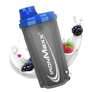 Protein Shaker - Blu/Grigio 700Ml |Shaker Proteico Con Tappo a Vite, Setaccio & - Foto 1 di 7