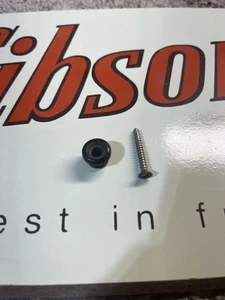 Vintage Gibson 1960’s Black strap button Gibson - Picture 1 of 3