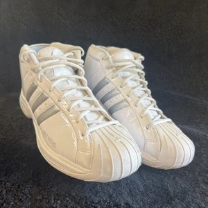 Adidas Pro Model 2G White/silver Bounce Shoes Sneakers Men's Size 13 FV7049 - Imagen 1 de 10