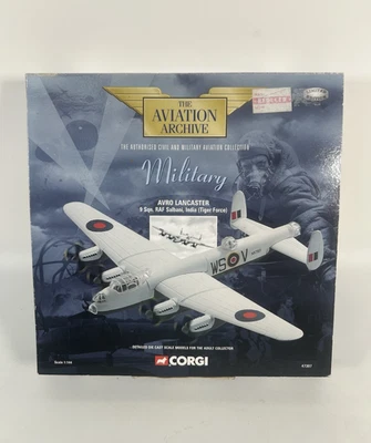 Corgi Aviation 1:144 Avro Lancaster 9 Sqn RAF Salbani India Tiger Force 47307 - Imagem 1 de 4