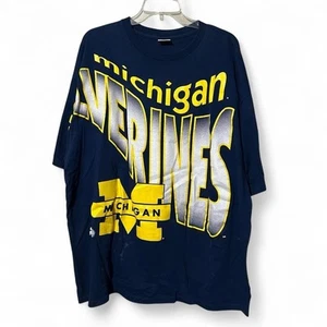 Vintage 90s Starter Michigan Wolverines College Shirt Gr. XXL - Bild 1 von 7