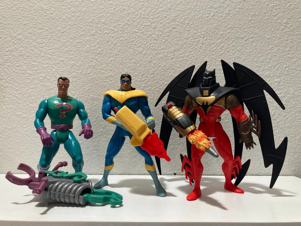 '94-95 Leyendas de Batman LOTE-3 Figuras Knightquest, Nightwing, Acertijo Sueltas Foto 1 de 1