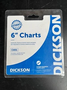 new DICKSON C651 Circular Paper Chart, 7-Day Recording - Picture 1 of 2