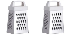 2x Mini Grater Multi-function Garlic Nutmeg Ginger Chocolate Slicer & Token Gift - Picture 1 of 7