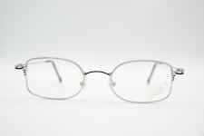 Vintage PASS P046 Silver Black Oval Glasses Frames Eyeglasses NOS