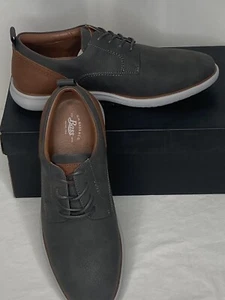 Bass Duncan Tumbled WX Freizeit Oxford Herrenschuh Größe 9,5 M NEU im Karton grau/hellbraun - Bild 1 von 6