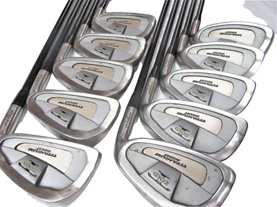 MIZUNO T-ZOID T3 NICK FALDO Perfect 10pc R-flex Irons Set Golf Clubs NWO - Image 1 of 4