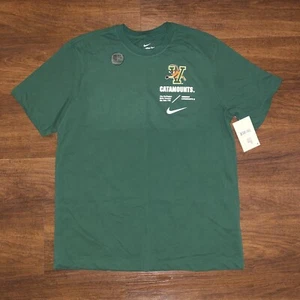 NEW Nike Vermont Catamounts Dri-Fit T-shirt Men’s Size L Large Green - Picture 1 of 12
