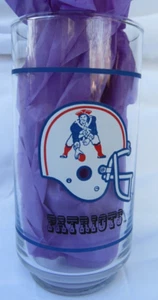 Vidrio de aceite móvil de los New England Patriots de fútbol americano de la NFL de colección de los años 80 16 OZ - Imagen 1 de 7