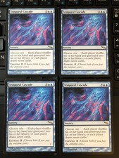Temporal Cascade X4 Mirrodin Various Condition See Pics Front Back
