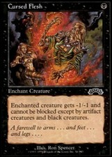 Cursed Flesh X4 (Exodus) MTG (NM) *CCGHouse* Magic