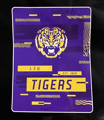Manta de felpa LSU Tigers, 60”x80” - MANTA NCAA cálida y suave Foto 1 de 3