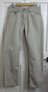 Pantalones de mezclilla rectos marrones Levi's 514 para hombre/niño talla 18 29x28.5 5 bolsillos 55-31045 - Imagen 1 de 9