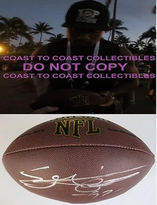 EVERSON GRIFFEN,MINNESOTA VIKINGS,USC,SIGNED,AUTOGRAPHED,NFL FOOTBALL,COA,PROOF - Picture 1 of 2