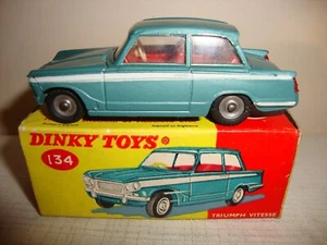 DINKY TOYS 134 TRIUMPH VITESSE - NR MINT in original BOX - Picture 1 of 12