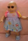 Blue Summer Dress Set fits American Girl Baby Doll 15 Inch Clothes Seller lsful