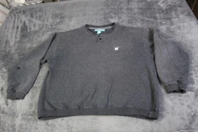 Camisa Vintage Big Dogs Mujer 1X Gris Térmica Henley Exterior Naturaleza Caminata Top Foto 1 de 4