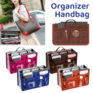 Organizer Insert Bag Polyester 20L Large Capacity Cosmetic Liner Bag StzbY - Picture 1 of 17