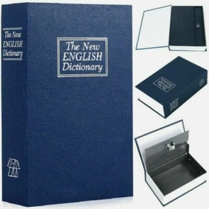 Geheimes Wörterbuch Buch Safe Juwelier Geld Kassenbox Sicherheitsschließfach Sicherheitsschlüssel - Bild 1 von 14