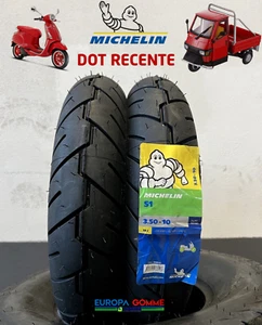 3.50-10 59J COPPIA MICHELIN S1 DOT/ANNO 2025 X VESPA-PX LML/125/150 APE 50 GOMME - Afbeelding 1 van 5