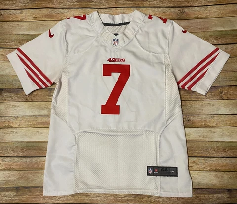 Nike Elite Authentic San Francisco 49ers Jersey COLIN KAEPERNICK Vtg 2012 NFL 44 Cover