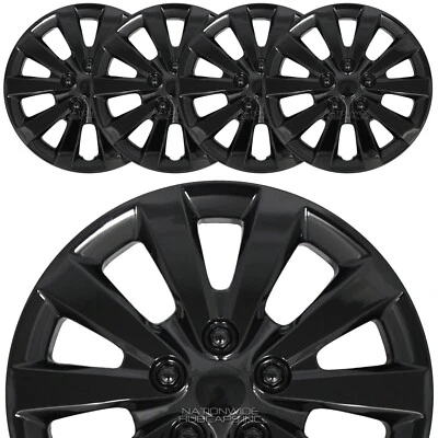 подходит для Nissan Sentra 2013-2025 S SV 16 дюймов защелкивающиеся полные колпаки ступицы обода R16 - Изображение 1 из 4