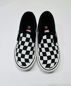 Ecko Unltd Slipper Schachbrett Kleinkind Größe 9 schwarz-weiß - Bild 1 von 5
