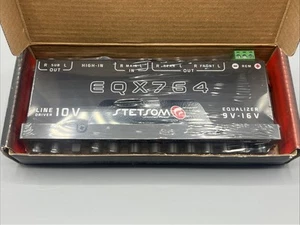 Stetsom EQX764 EQ Graphic Equalizer 7 Band Equalization - NEW Open Box - Picture 1 of 3
