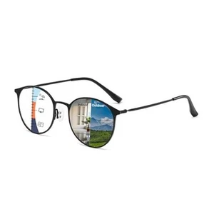 Photochromic Multifocal Progressive Reading Glasses Anti Blue Light Women's - Picture 1 of 8