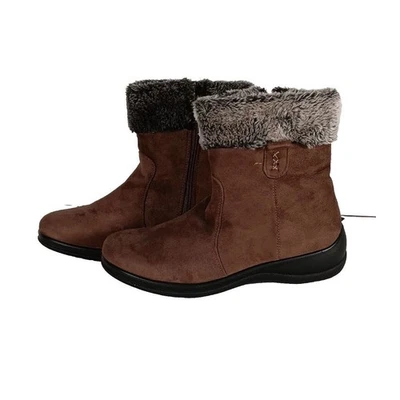 Botas Patrizia Spring Step Marrón Cremallera Para Mujer’s Cuello de Piel Sanbela Talla 41 EE. UU. 8  Foto 1 de 4