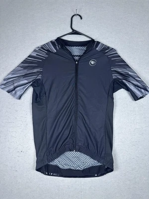 Camiseta deportiva de ciclismo Primal para hombre manga corta mediana cremallera completa bicicleta atlética Foto 1 de 4