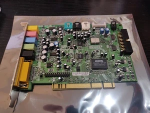 Karta dźwiękowa i kabel PCI Dell 38FRH Santa Cruz Turtle Beach SB400-2541-02 5.1 PCI - Zdjęcie 1 z 9