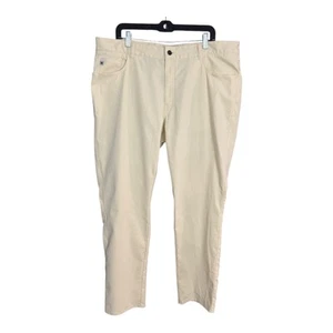 Peter Millar Gale EB66 Crown Performance Pants Golf 5 Pockets Mens 40x32 Khaki - Picture 1 of 16