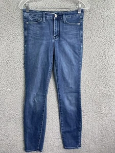 Athleta Damen Sculptek Jeans Größe 0 Medium Wash Midrise Denim Skinny - Bild 1 von 12