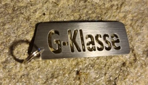 Portachiavi D per Mercedes Classe G Classe G - Acciaio inox spazzolato - Foto 1 di 1