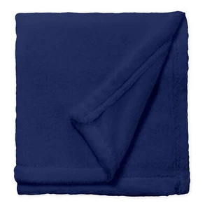 Kuscheldecke Flauschig 220x240 cm dunkelblau kuschelig Tagesdecke Fleecedecke - Bild 1 von 6