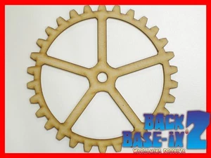 MDF Wooden Shapes Cogs 200mm High 3mm Thick Custom Cut x 3 pieces cog29 - Bild 1 von 1
