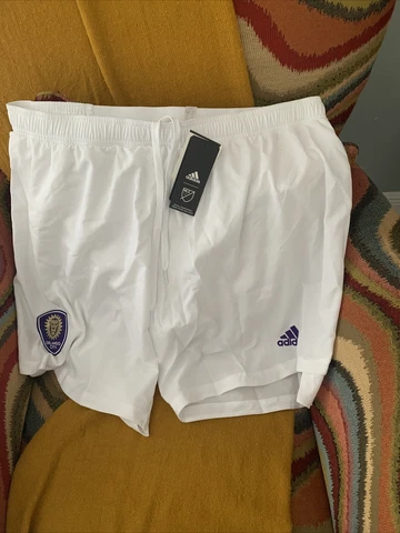 adidas Orlando city sc MLS soccer white shorts NWT size 2XL mens Cover