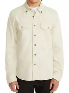 Lucky Brand Men's Long Sleeve Button Down Shirt Jacket Oatmeal Small New - Picture 1 of 2