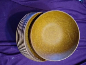 Vintage! Set of 10 Melmac Kys-ite Burl 6" Cereal Bowls #232 Beautiful bowls - Picture 1 of 4