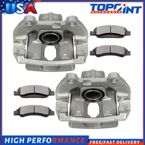 For 2002-2009 Pads Chevy Trailblazer GMC Envoy w/ Ceramic Rear Brake Calipers - Picture 1 of 2