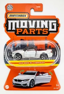 2022 Matchbox Moving Parts #29 BMW M4 Cabriolet MINERAL WHITE METALLIC | FSC - Picture 1 of 1
