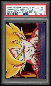Dragon Ball Z ArtBox Chromium 61 Super Saiyan Son Goku 2000 PSA 9 68476244 - Picture 1 of 2