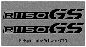 2 x R 1150GS Aufkleber 190mm Motorrad GS Fahrer 38 Farben BM028 - Bild 1 von 5