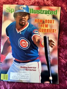 Leon Durham Chicago Cubs 1984 Sports Illustrated Magazine Vg - Picture 1 of 3